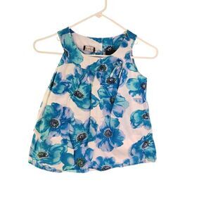 Floral Blue Kids Top